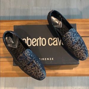 Men's Roberto Cavalli Jacquard Serpente loafer